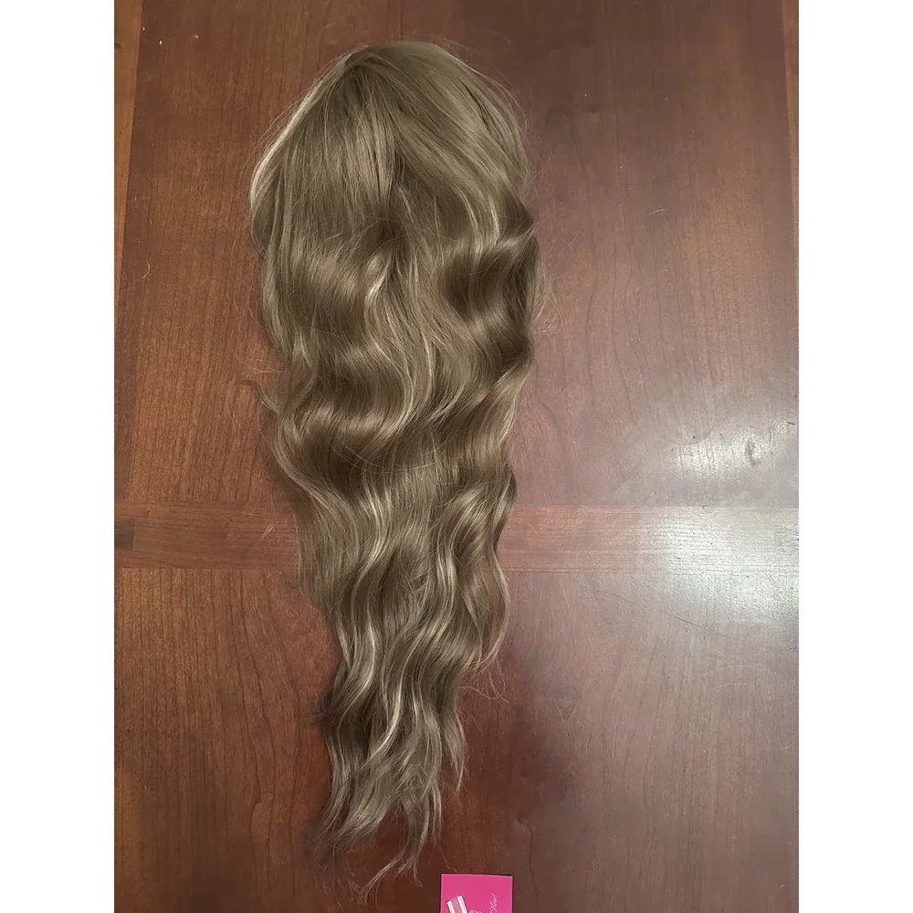 Aprielle Dark Honey Blend Standard - CSC Lace Wavy Long Wig - Chelsey Smith
